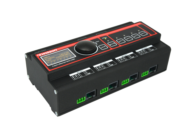 DIN Rail Ethernet DMX Node